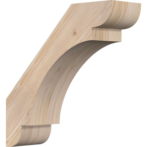 Ekena Millwork 5 1/2"W x 18"D x 18"H Olympic Smooth Knee Brace, Douglas Fir BRC06X18X18OLY00SDF - main